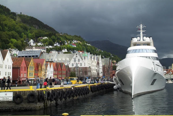 Bergen Norvège Juin 2009 Yacht Luxe Milliardaire Russe Andrei Igorevich — Photo