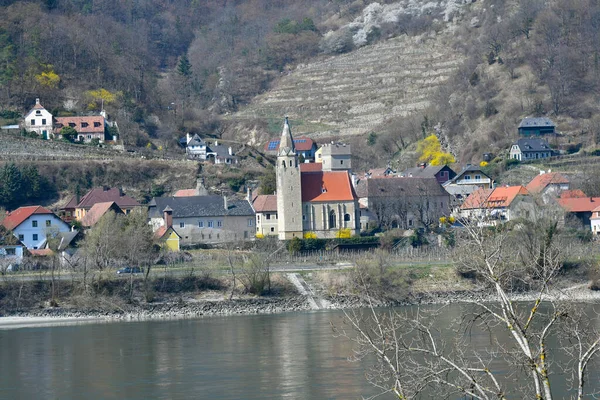 Austria Village Schwallenbach Church Sigismund Unesco World Heritage Site Danube — Stock Photo, Image