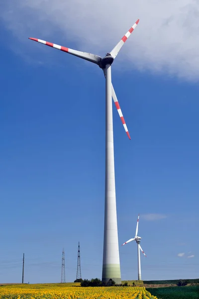 Austria Wind Turbines Alternative Environmental Protection Energy Production — Foto de Stock