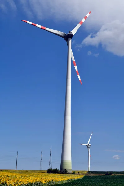 Austria Wind Turbines Alternative Environmental Protection Energy Production — Foto de Stock