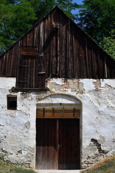 Austria Barn Old Wine Cellar Built Mountainside Small Town Gallbrunn — Photo