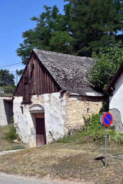 Austria Barn Old Wine Cellar Built Mountainside Small Town Gallbrunn — Stock fotografie
