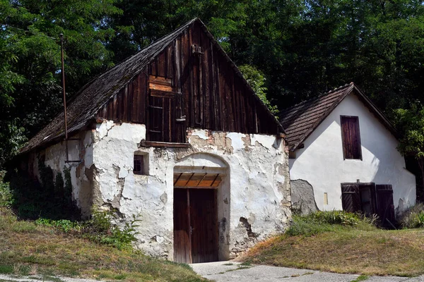 Austria Barn Old Wine Cellar Built Mountainside Small Town Gallbrunn — Foto Stock