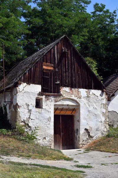 Austria Barn Old Wine Cellar Built Mountainside Small Town Gallbrunn — Photo
