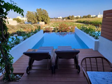 Greece, accommodation with private pool on Santorini Island