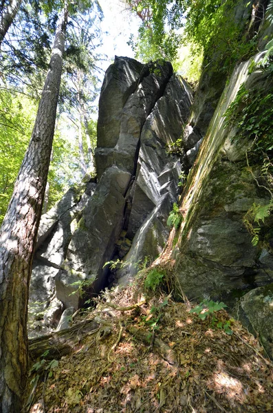 Αυστρία Λεγόμενο Hohl Felsen Hollow Rock Ένα Φυσικό Θαύμα Πετρώματα — Φωτογραφία Αρχείου