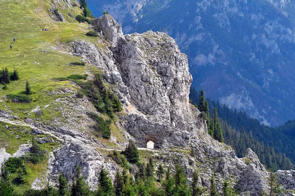 Austria Montaña Rax Baja Austria Sendero Largo Las Rocas Través — Foto de Stock
