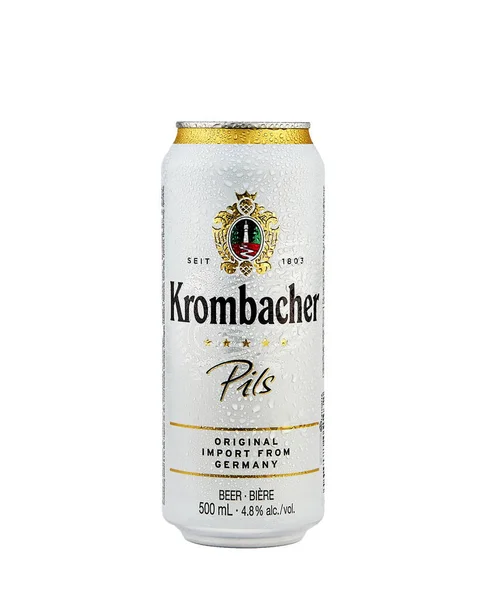 Kijev Ukrajna 2022 Április Krombacher Sörmárka Krombacher Brauerei Gmbh Sörfőzdéjében — Stock Fotó