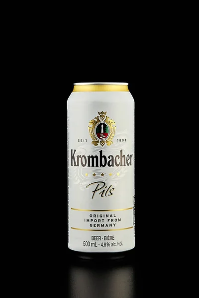 Kijev Ukrajna 2022 Április Krombacher Sörmárka Krombacher Brauerei Gmbh Sörfőzdéjében — Stock Fotó