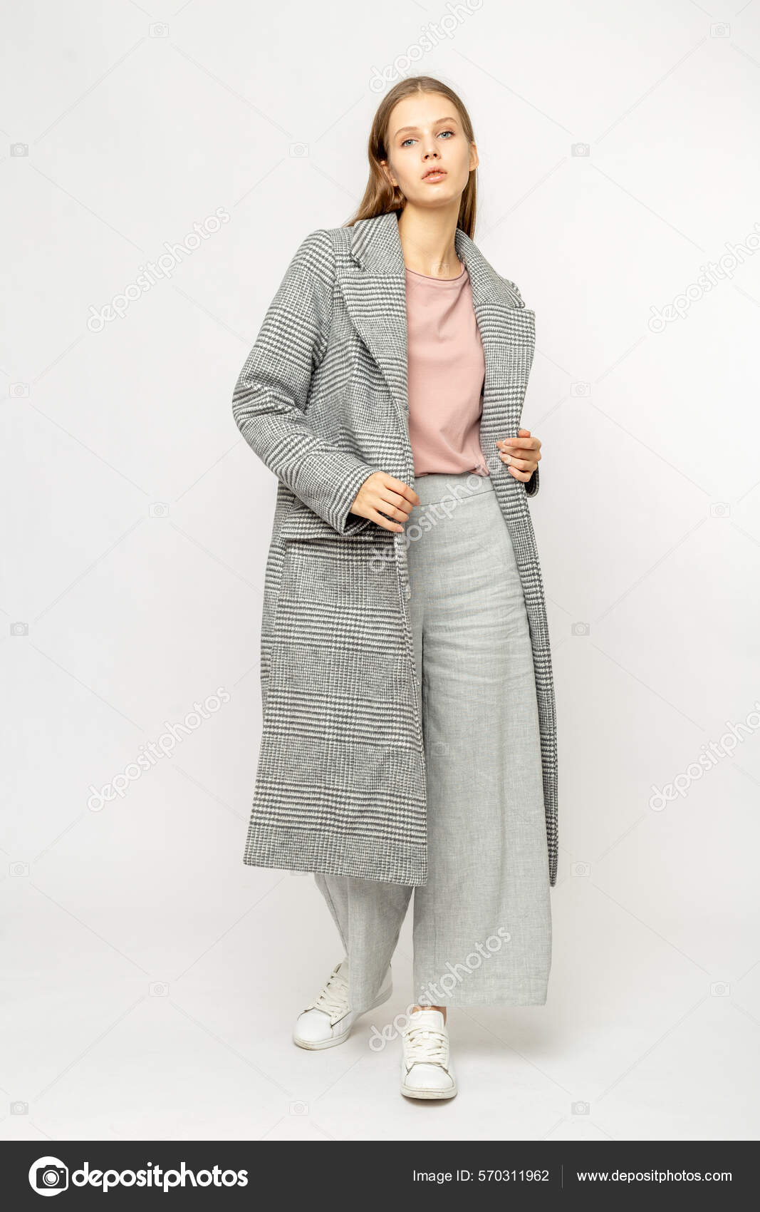 Abrigo gris chica cheap