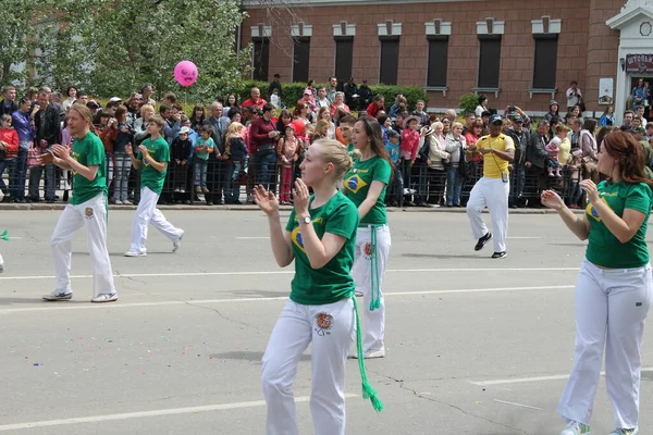 Irkutsk Sunday Beginning June City Day Celebrated 2014 June 7Th — Stockfoto