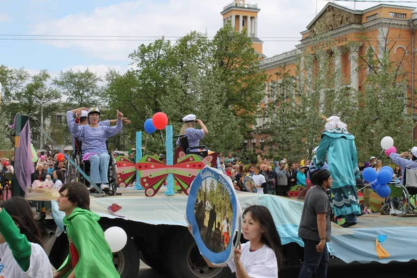 Irkutsk Domingo Principios Junio Celebra Día Ciudad 2014 Fue Junio —  Fotos de Stock