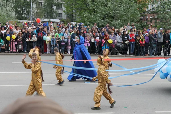 Irkoetsk Zondag Begin Juni Wordt Stadsdag Gevierd 2014 Het Juni — Stockfoto