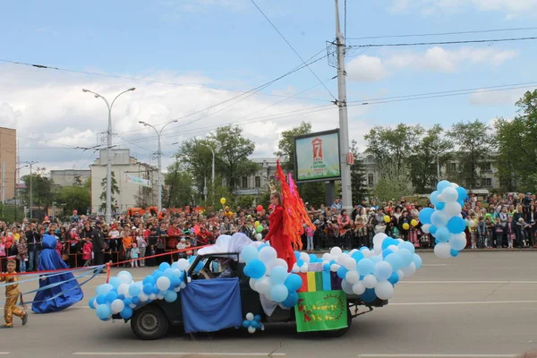 Irkutsk Pazar Günü Haziran Başında Şehir Günü Kutlanır 2014 Haziran — Stok fotoğraf