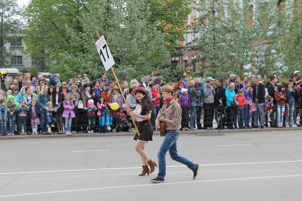 Irkutsk Domingo Início Junho Dia Cidade Comemorado 2014 Foi Junho — Fotografia de Stock