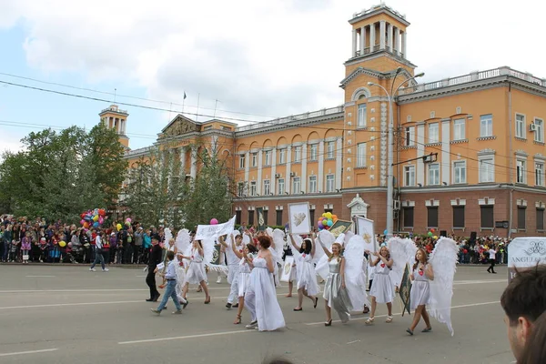 Irkutsk Sunday Beginning June City Day Celebrated 2014 June 7Th — Fotografia de Stock
