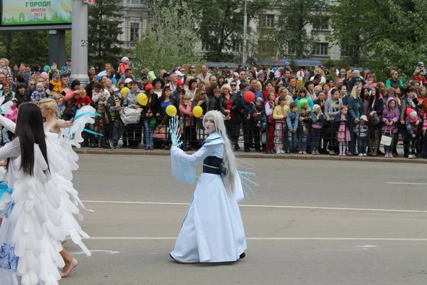 Irkutsk Sunday Beginning June City Day Celebrated 2014 June 7Th — Fotografia de Stock