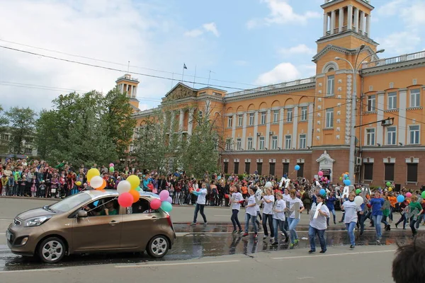Irkutsk Domingo Início Junho Dia Cidade Comemorado 2014 Foi Junho — Fotografia de Stock