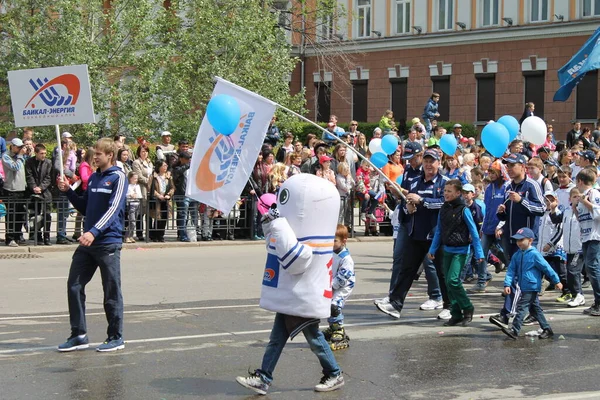 Irkoetsk Zondag Begin Juni Wordt Stadsdag Gevierd 2014 Het Juni — Stockfoto