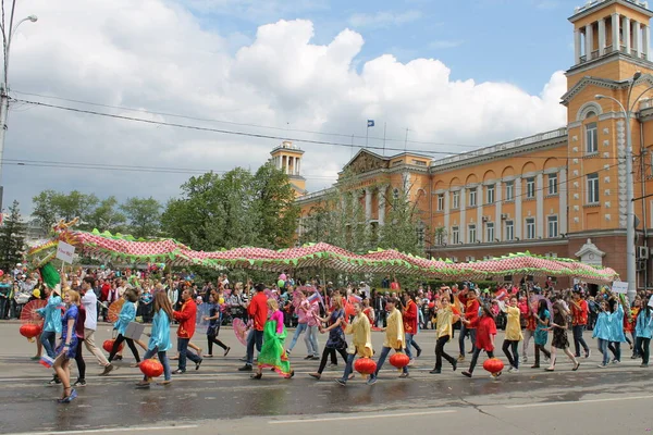 Irkutsk Domenica All Inizio Giugno Celebra Giorno Della Città Nel — Foto Stock