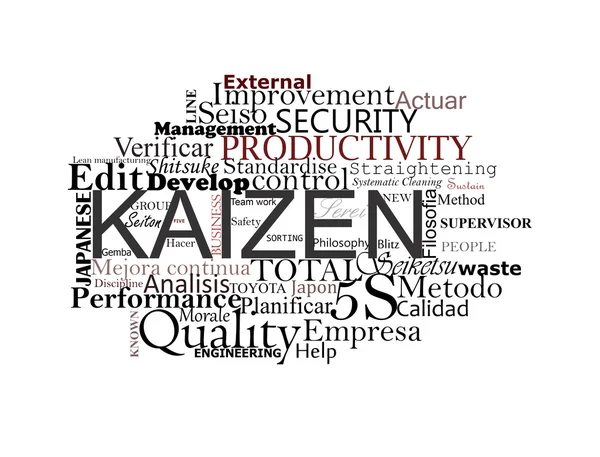 Concepto de Kaizen — Foto de Stock