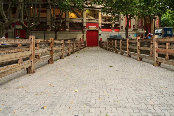 Plaza de Toros van pamplona — Stockfoto