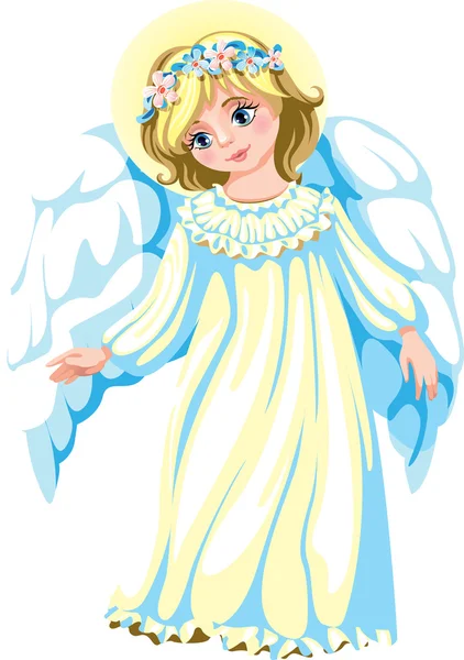 Kind angel — Stock Vector