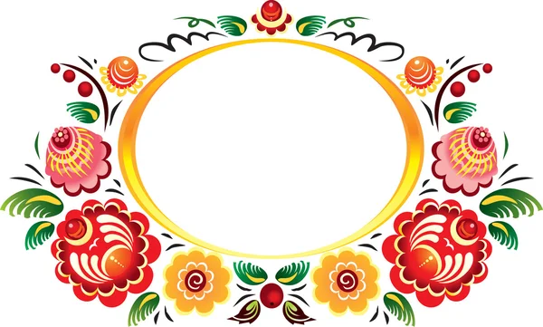 Flower frame — Stock Vector