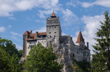 Bran Şatosu, Kont Drakula 'nın Kalesi, Brasov, Romanya, Dracula efsanesinin doğduğu efsanevi yer..