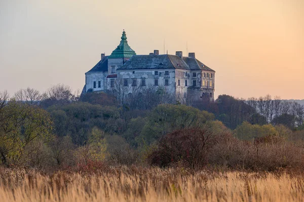 Castelo Olesko Ucrânia Que Por Muito Tempo Serviu Como Morada — Fotografia de Stock