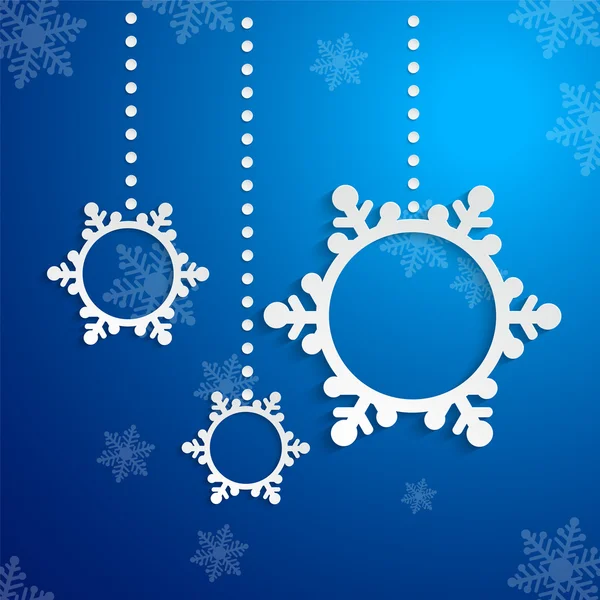 Blue Christmas design with space for text Stock Illustration