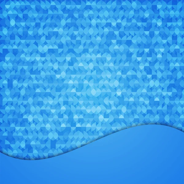 Abstrakt vektor blå bakgrund Royaltyfria illustrationer