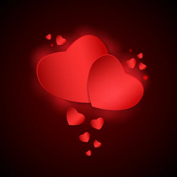 Día de San Valentín o boda. Fondo vectorial — Vector de stock