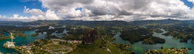 Antioquia, Kolombiya 'dan taşın (Guatape Penol) görüntüsü