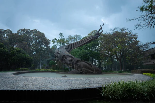 Medellin Antioquia Colombie Février 2022 Vue Paysage Monument Vie Sculpté — Photo