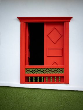 Kırmızı ve Yeşil Pencere, Jericho, Antioquia, Kolombiya 'nın Karakteri