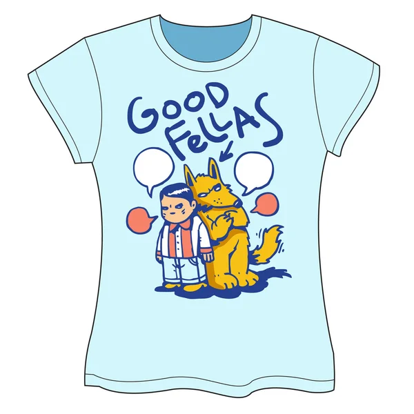 Camiseta Good Fellas — Vector de stock