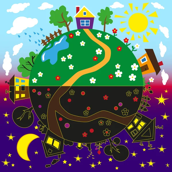 Earth - gece ve gündüz