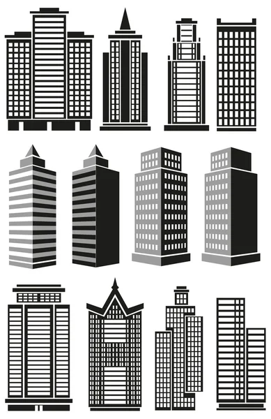 High-rise buildings — Stock Vector