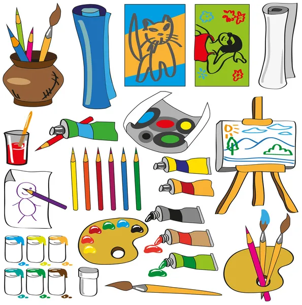 öznitelikleri renkli sanat