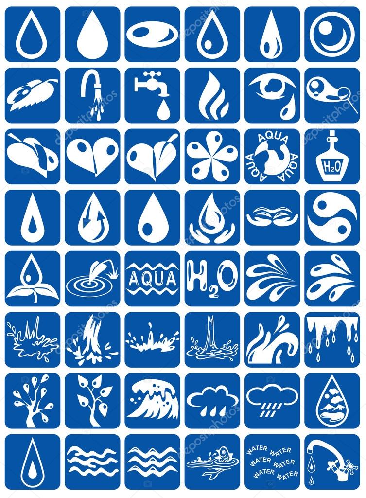 Aqua icons