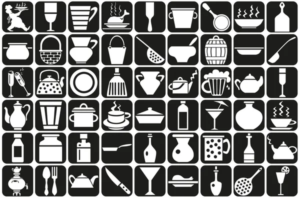 Dishes — Stock Vector