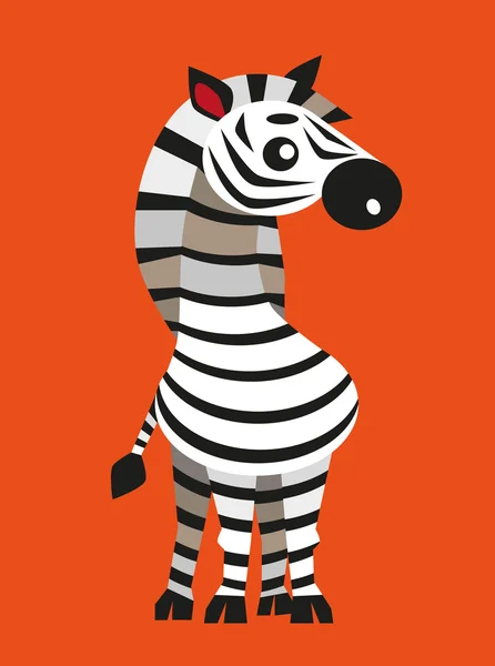Zebra — Wektor stockowy
