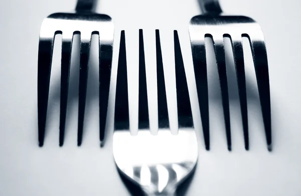 Three forks — Stock Photo, Image