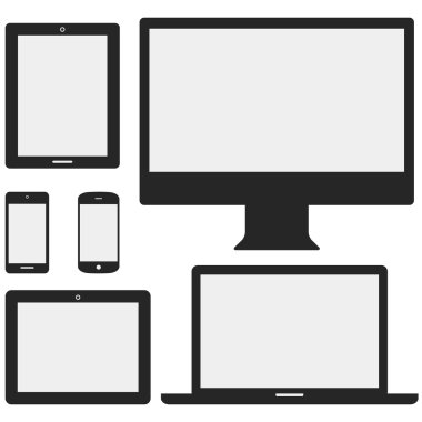 Electronic Device Icons clipart