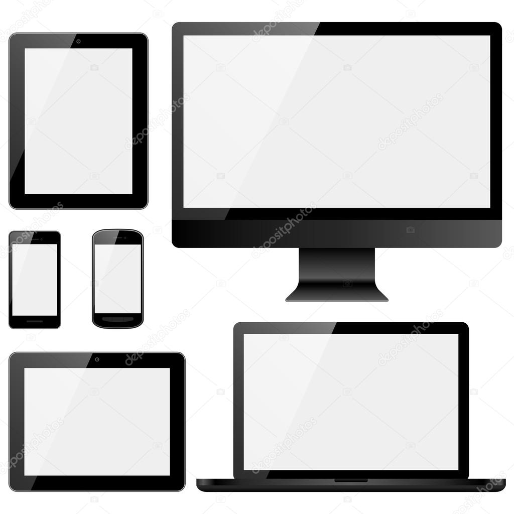 Electronic Devices with Black Screens
