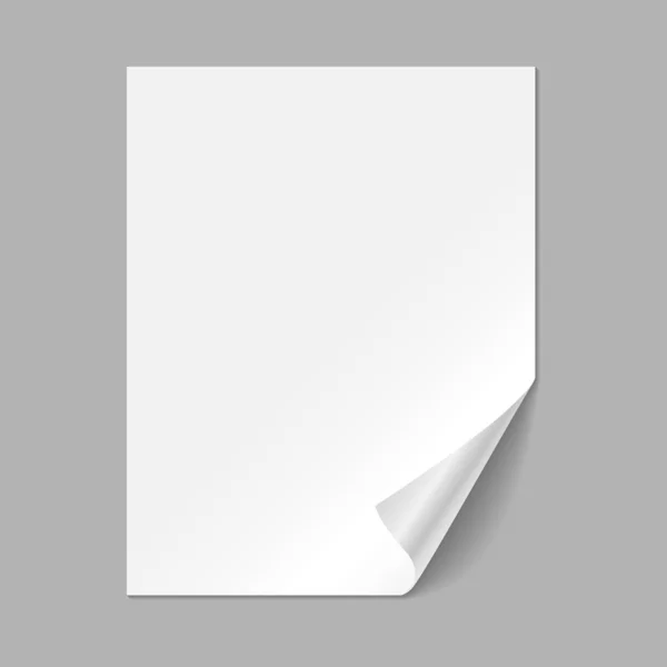 Tek kağıt sayfası