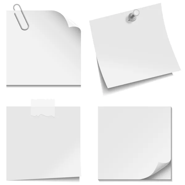Notes du Livre blanc — Image vectorielle