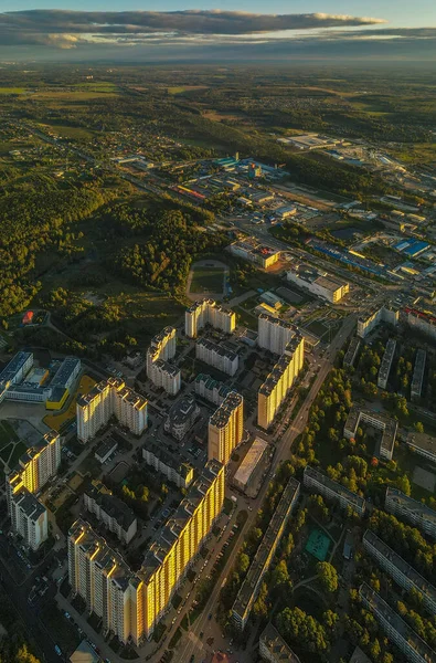 Solnechnogorsk Stad Moskvaregionen Flygfoto — Stockfoto