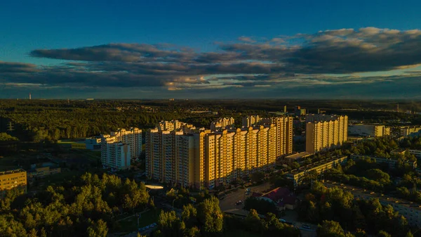 Solnechnogorsk City Moscow Region Air Photography — 스톡 사진